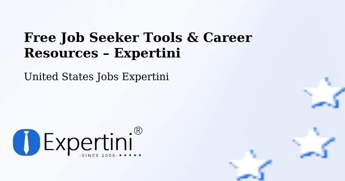 Free Job Seeker Tools & Career Resources – Exton - Exton, United States Jobs Expertini