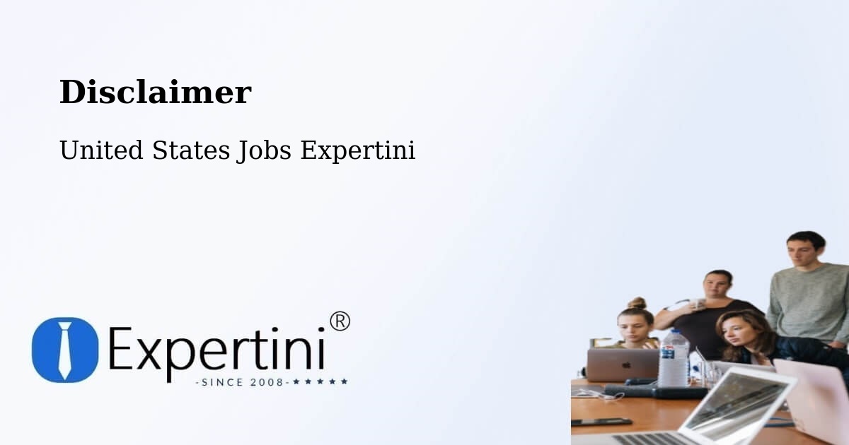 Disclaimer – Exton - United States Jobs Expertini